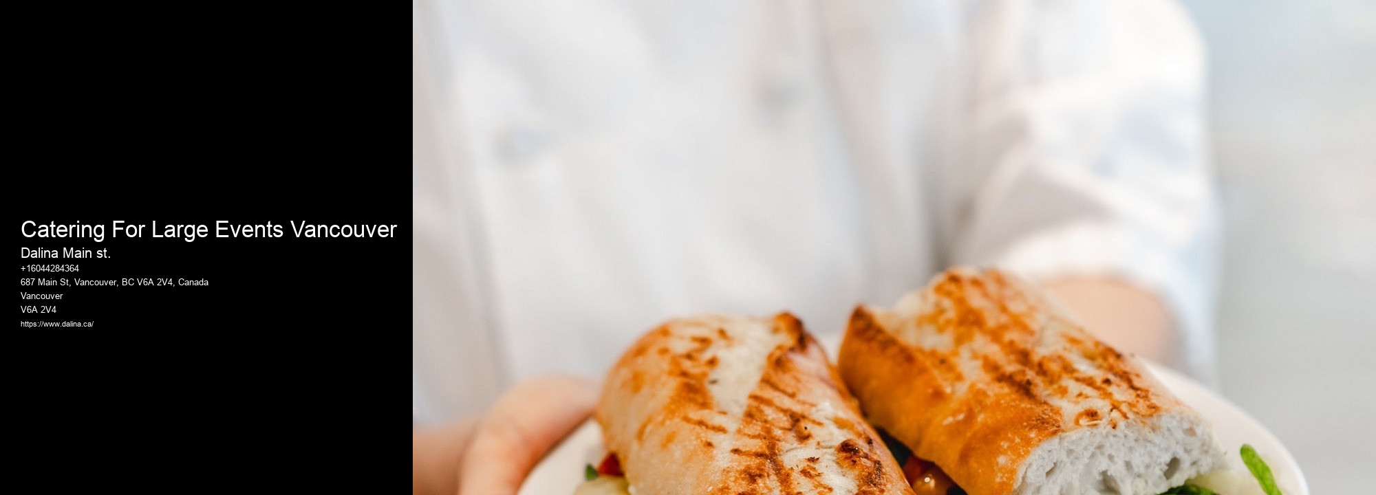 Seafood Catering Services Catering For Large Events Vancouver