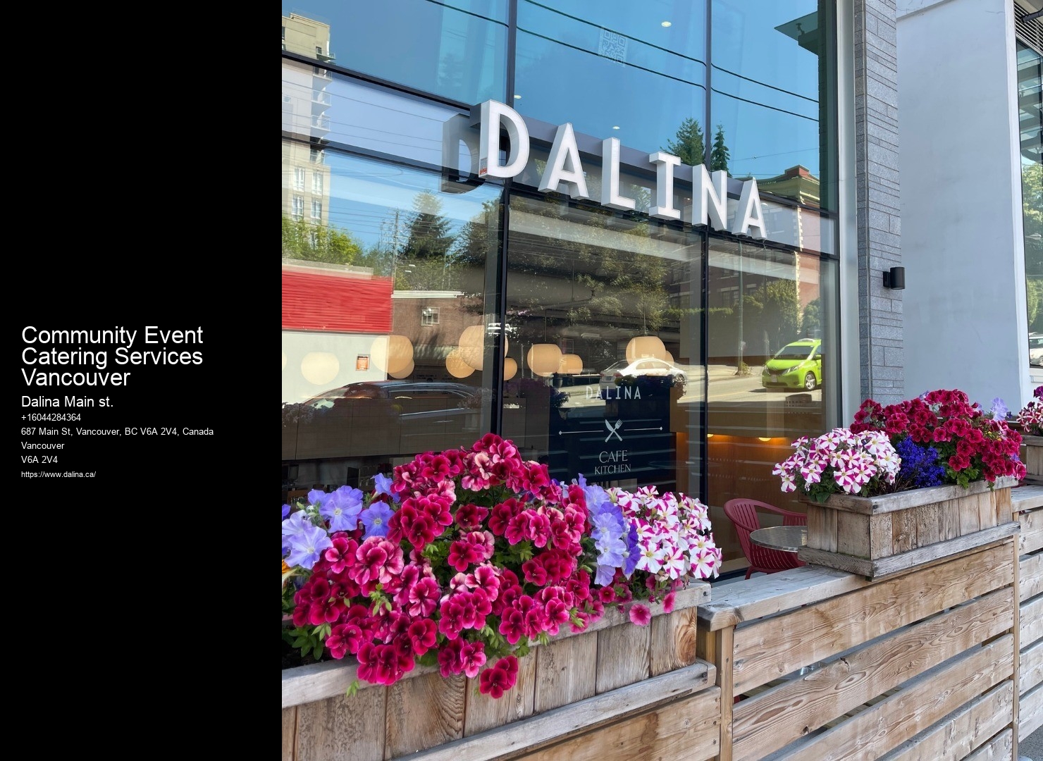 Wedding Brunch Catering Community Event Catering Services Vancouver