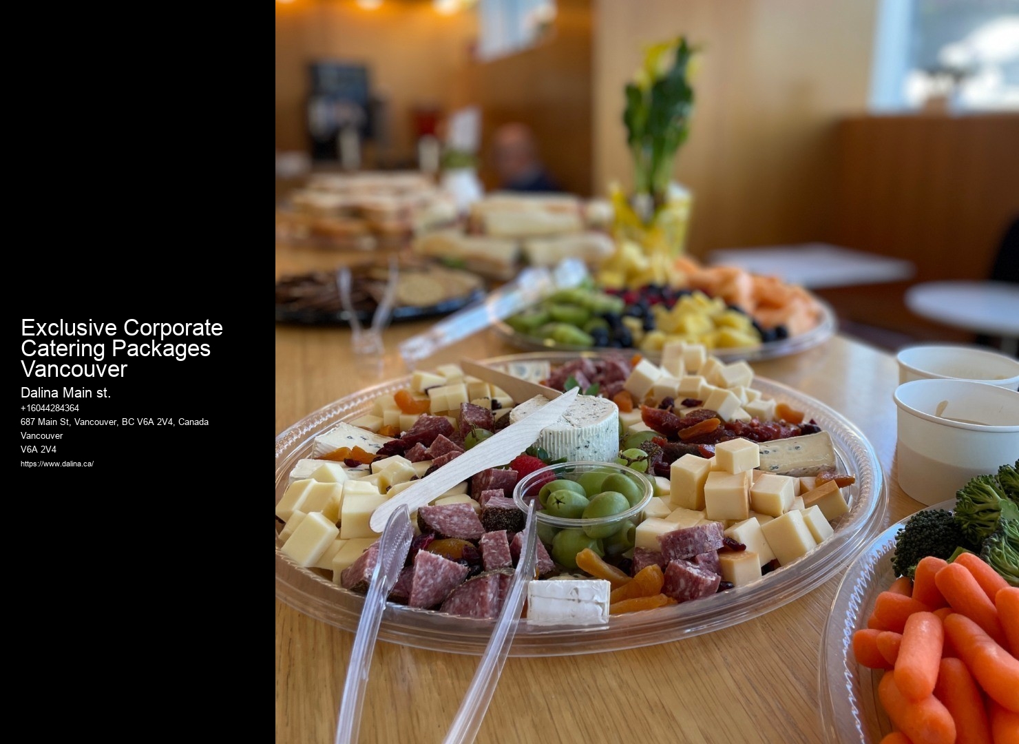 Premium Event Catering Exclusive Corporate Catering Packages Vancouver