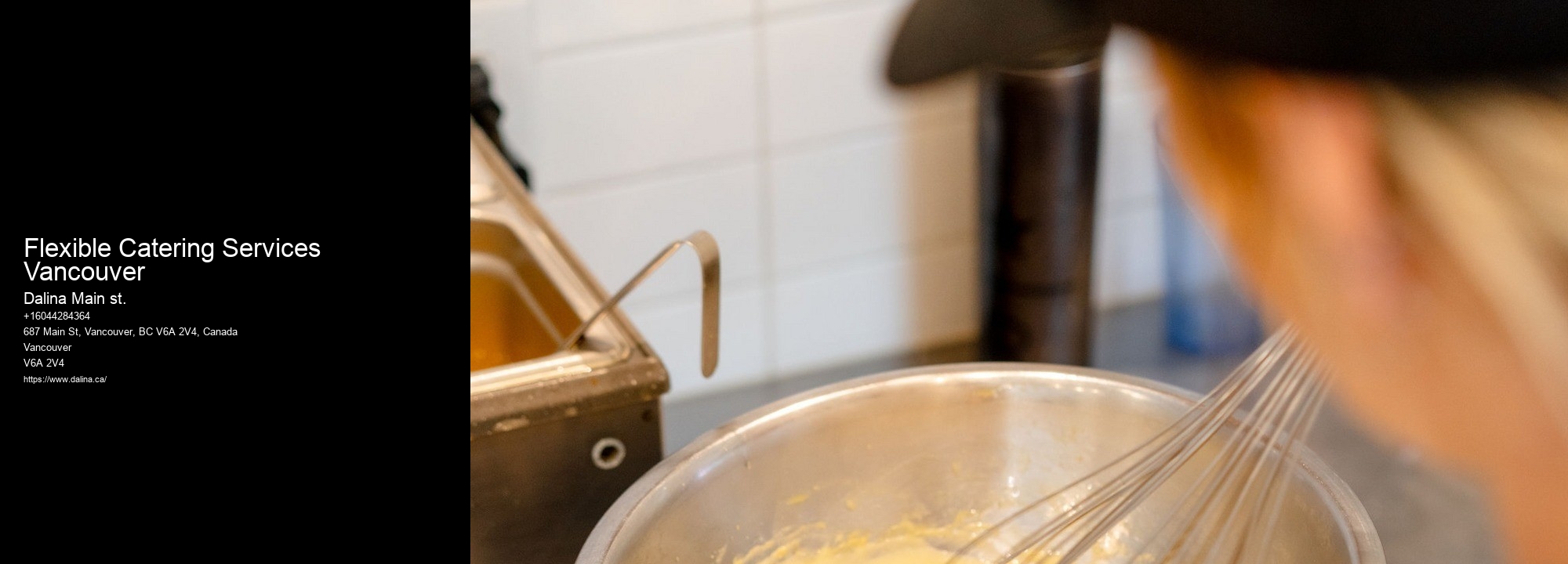 Affordable Full-Service Event Catering Flexible Catering Services Vancouver