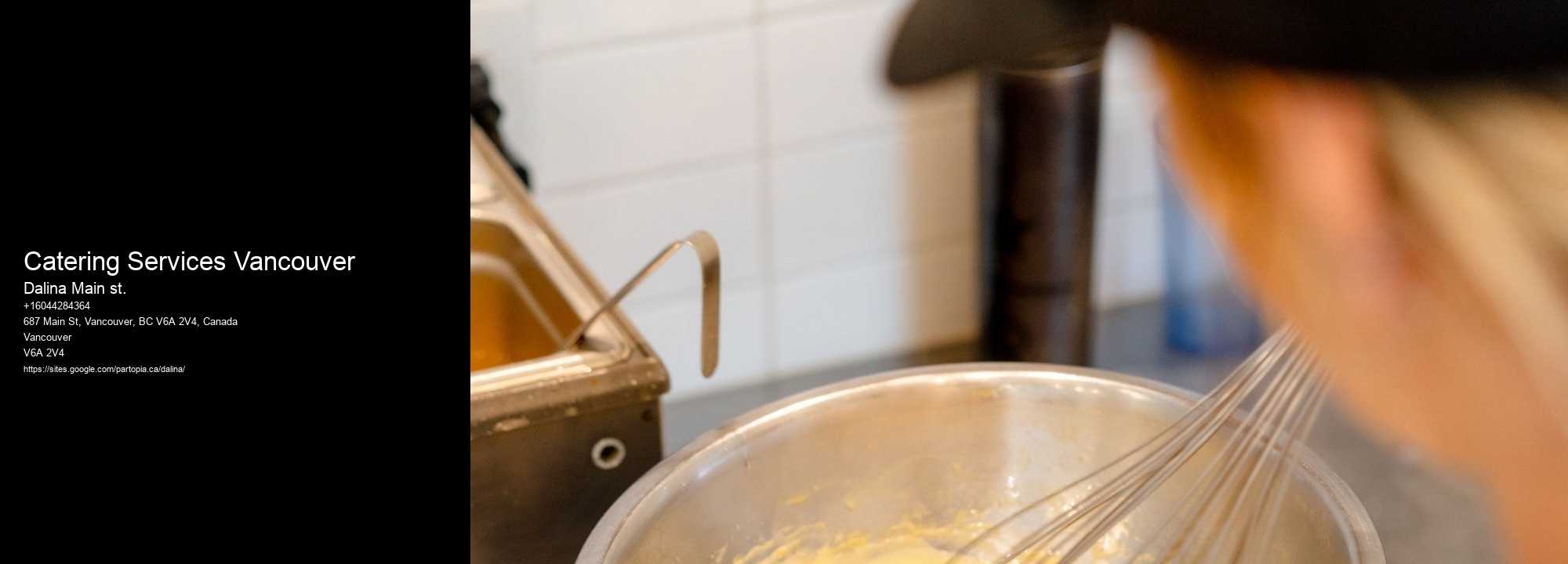 Catering Services Vancouver Event Catering For Large Parties