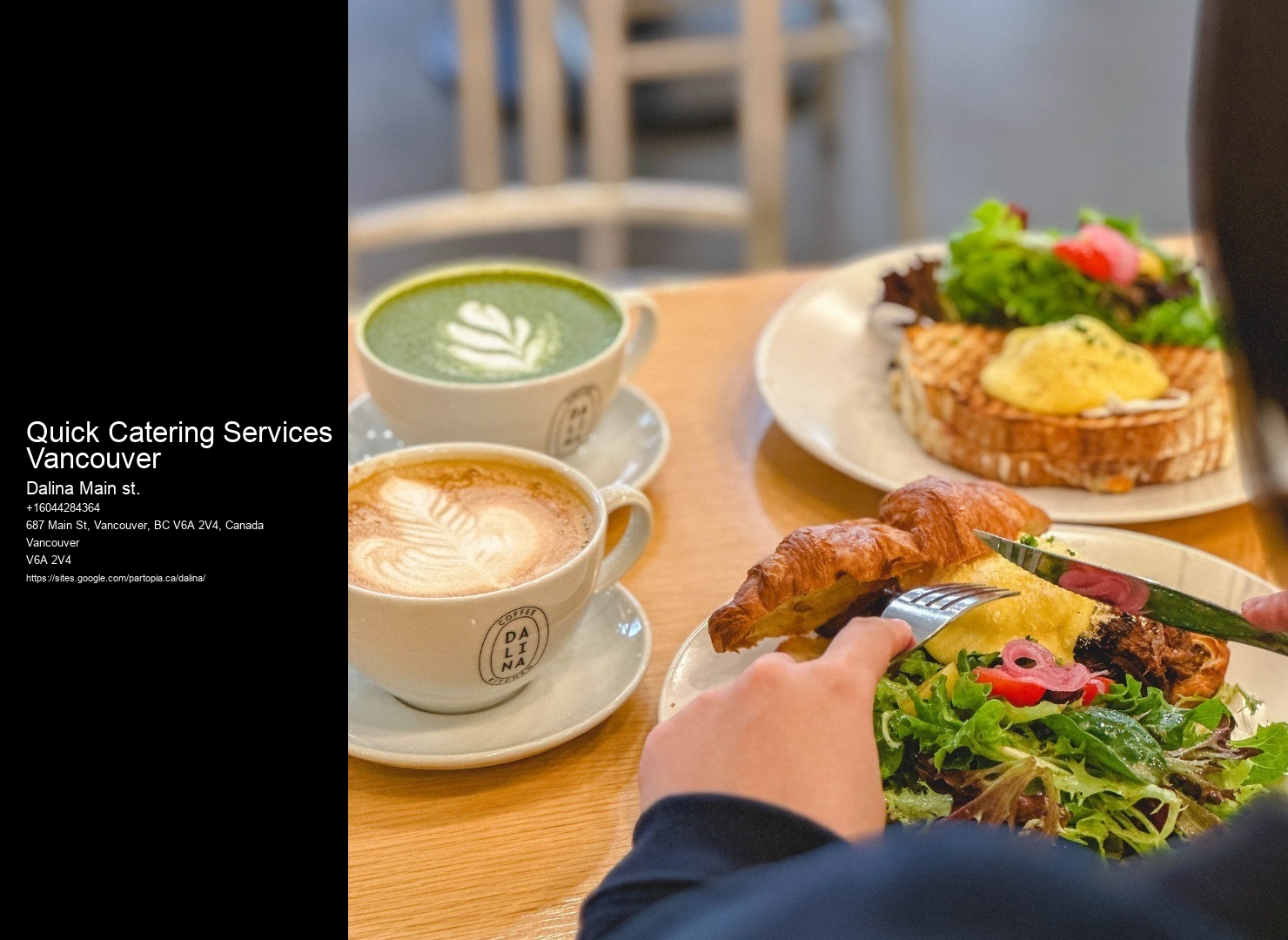 Quick Catering Services Vancouver