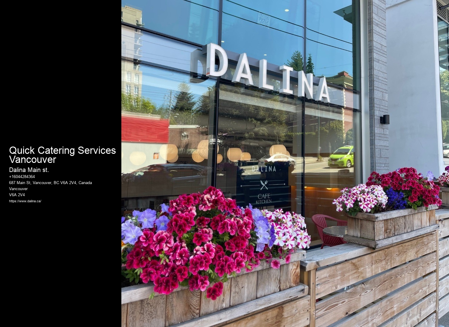 Quick Catering Services Vancouver Corporate Buffet Specialists