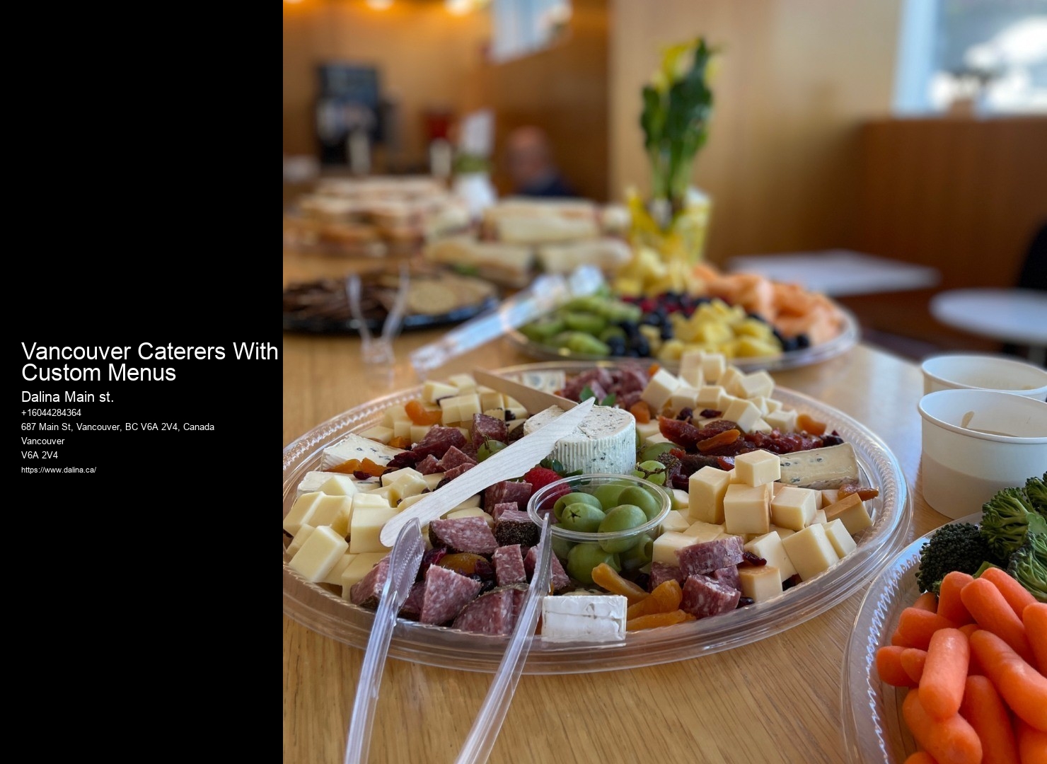 Event Catering Services Vancouver Caterers With Custom Menus