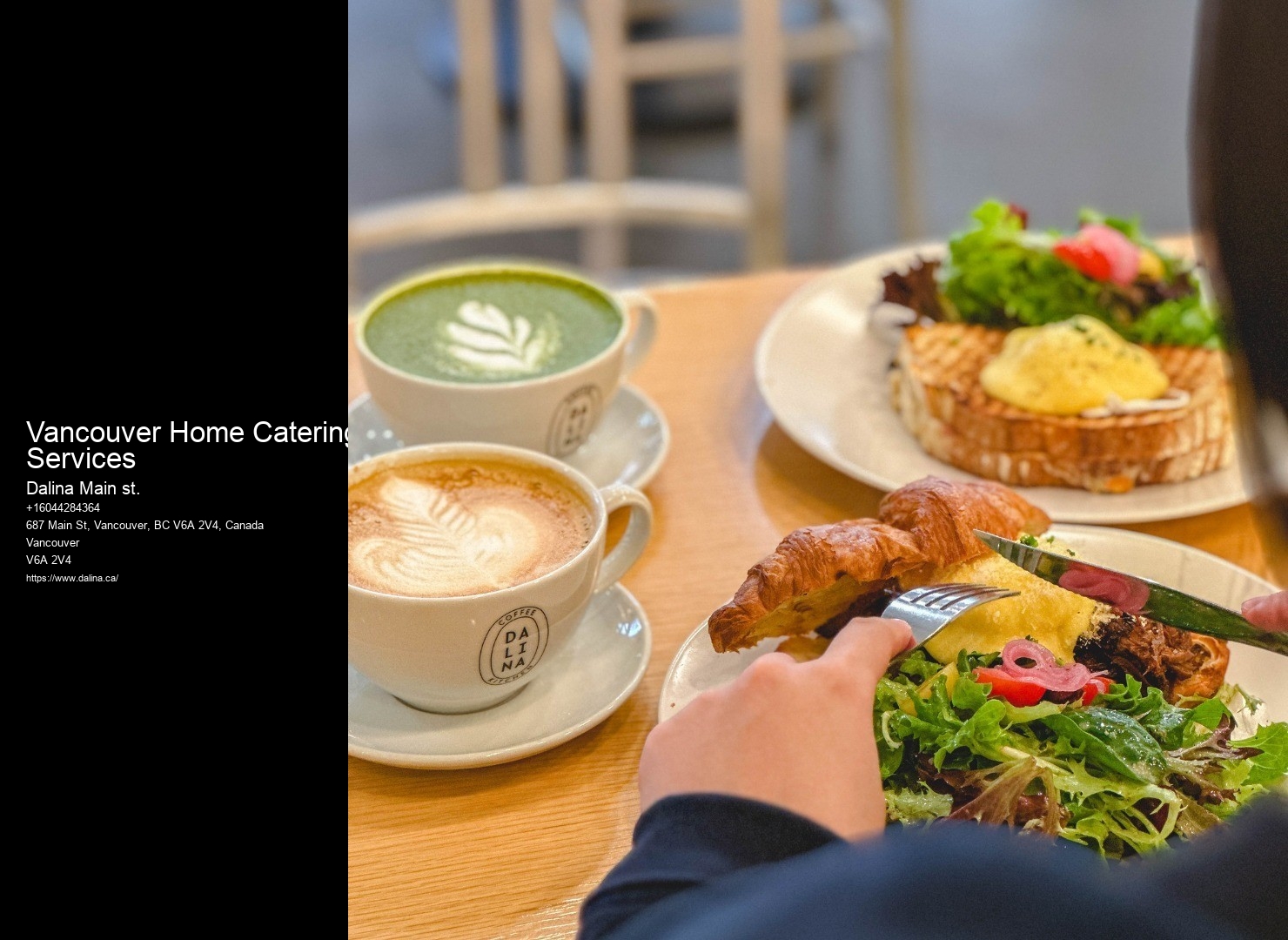 Dinner Catering Services Vancouver Home Catering Services