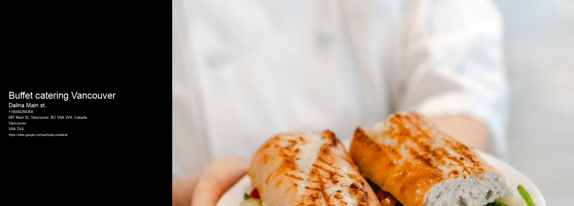 Event Catering Buffet catering Vancouver Gourmet
