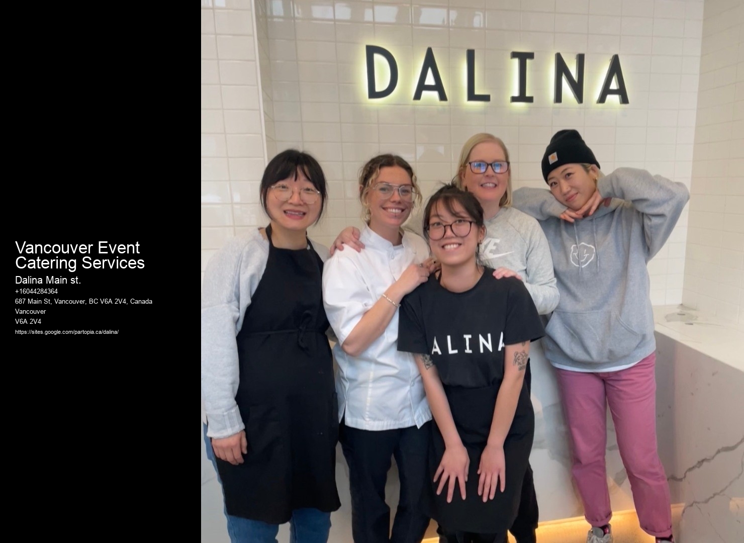 Vancouver Event Catering Services