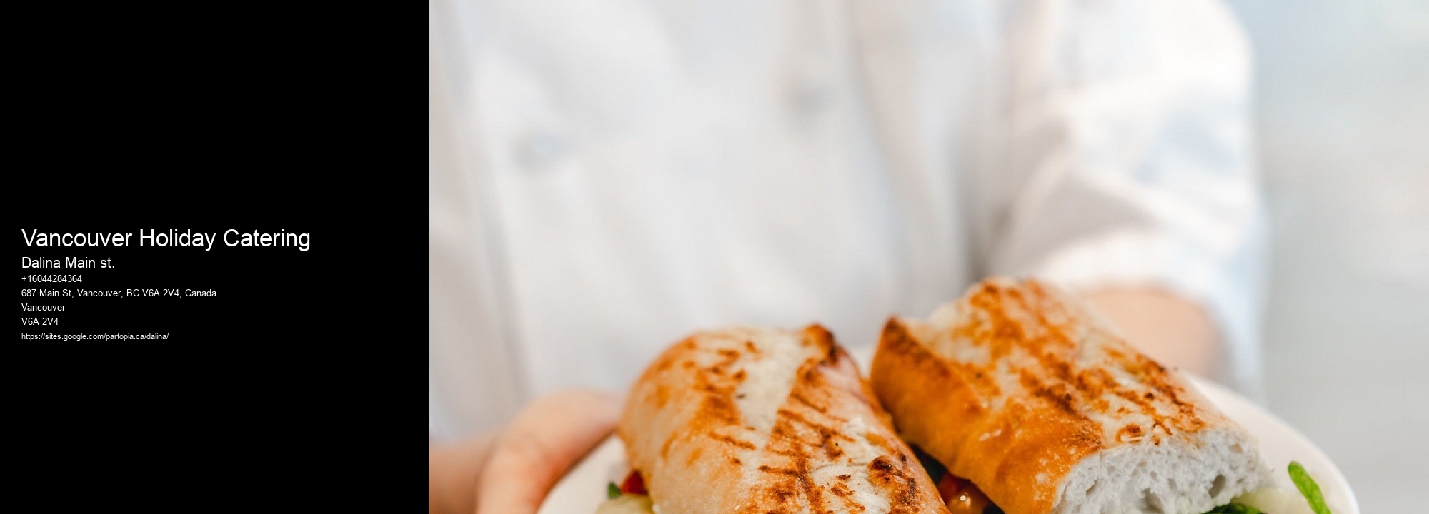 Vancouver Holiday Catering Catering for Parties