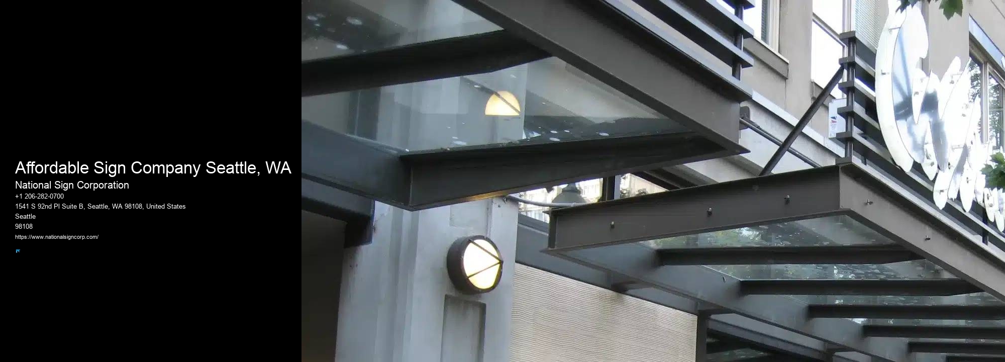 Advanced Sign Installation Affordable Sign Company Seattle, WA