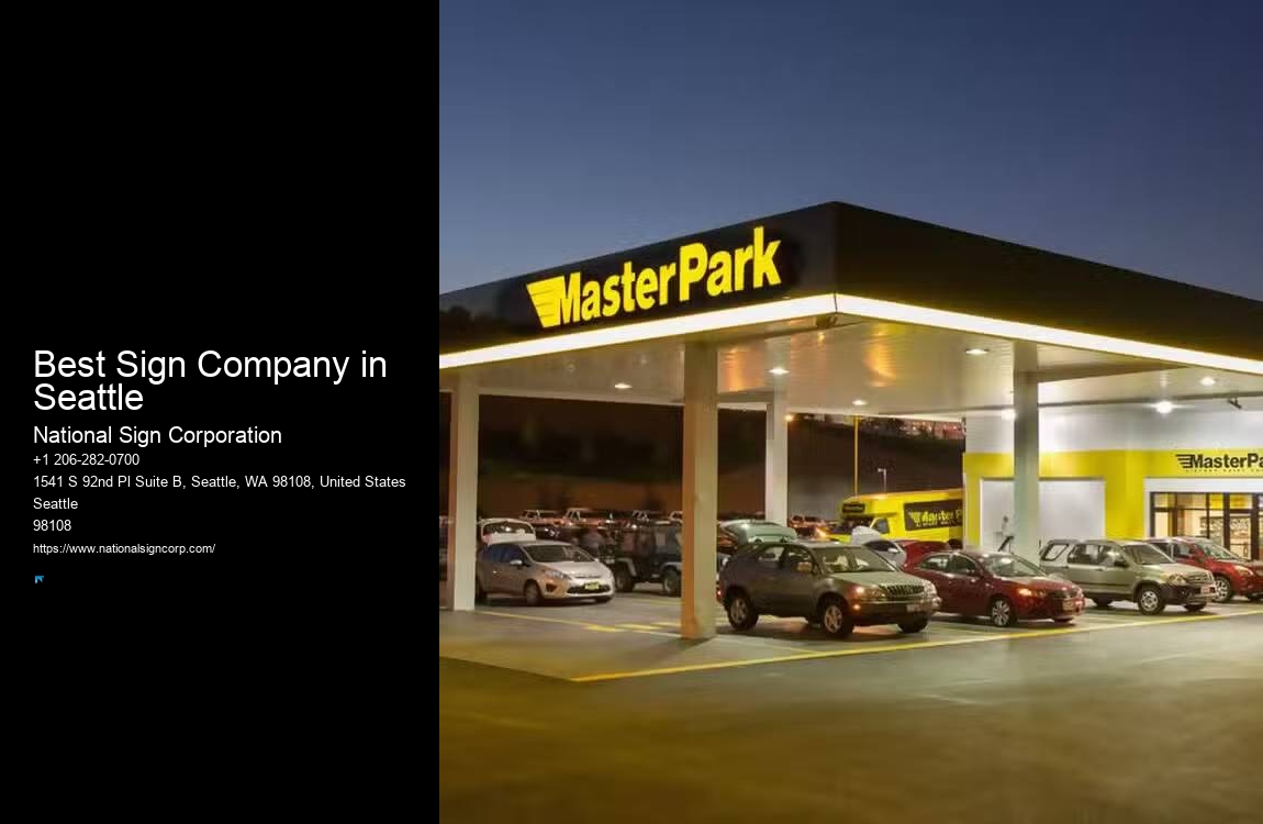 Quality Sign Hanging Solutions Best Sign Company in Seattle