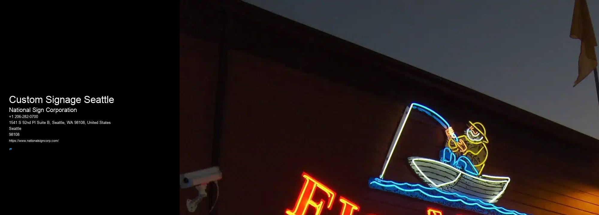 Sign makers Custom Signage Seattle