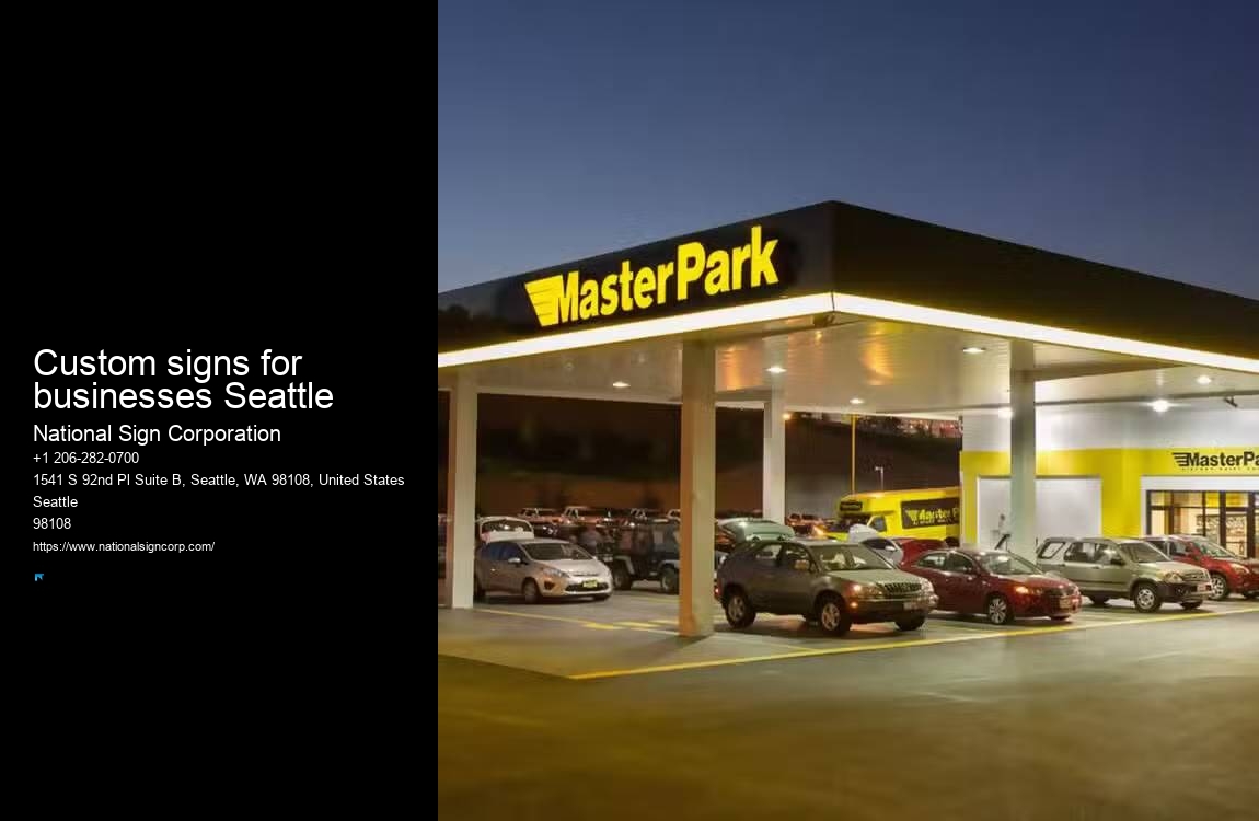 Neon sign installation Custom signs for businesses Seattle