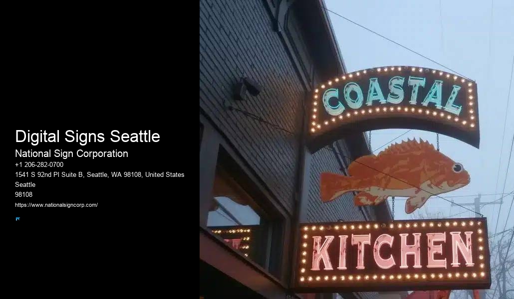 LED signs Digital Signs Seattle WA