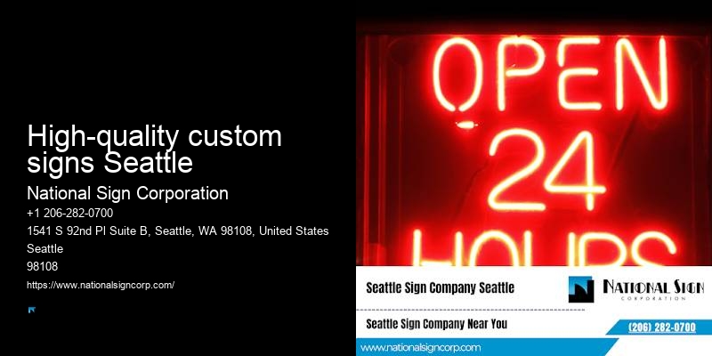 Professional Banner Hanging High-quality custom signs Seattle