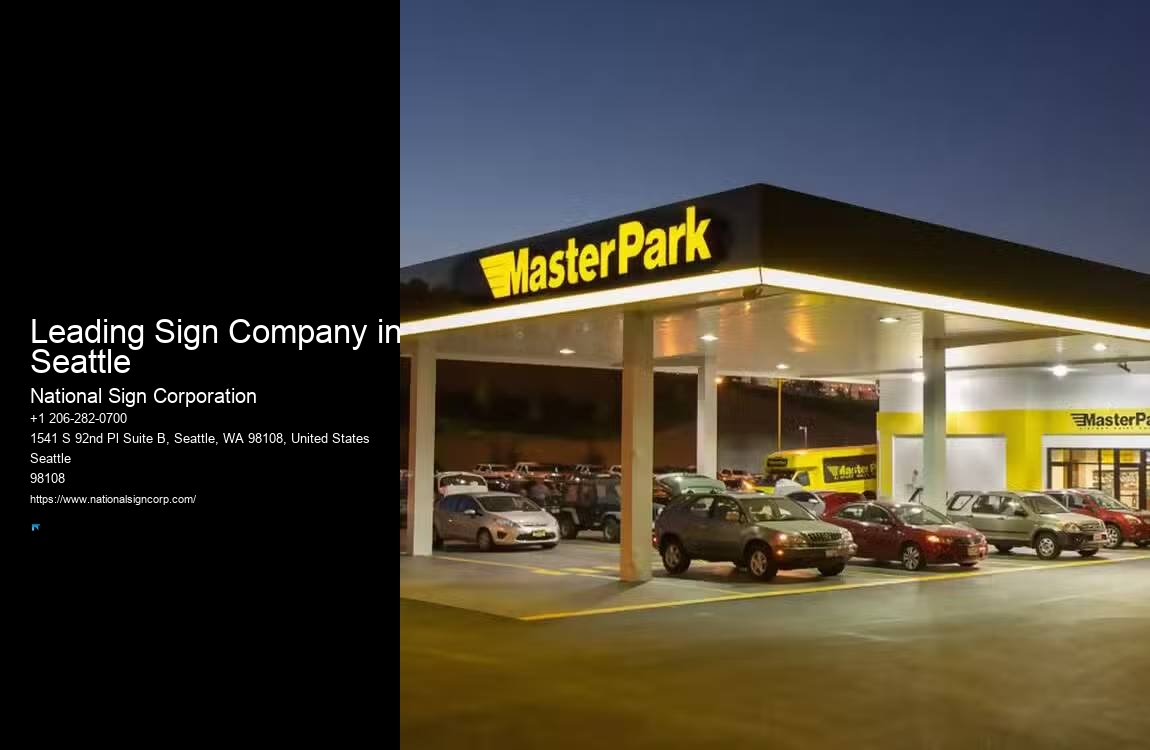 Signage Services Leading Sign Company in Seattle
