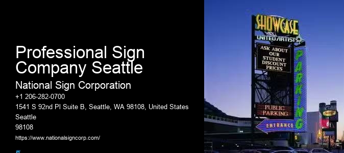 Custom Banner Installers Professional Sign Company Seattle