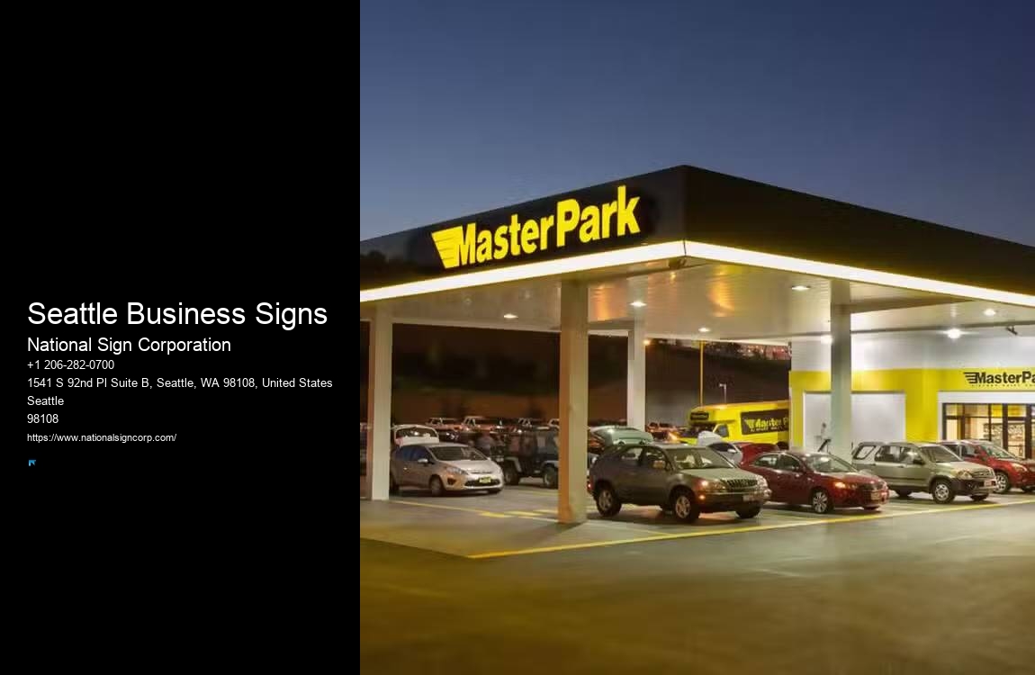 Affordable Monument Signs Seattle Business Signs