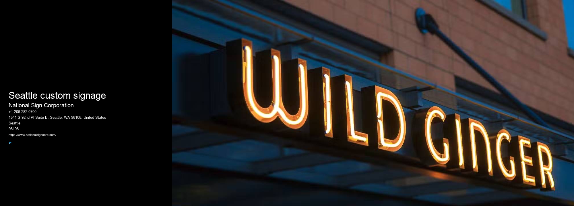 Seattle custom signage Signage Experts
