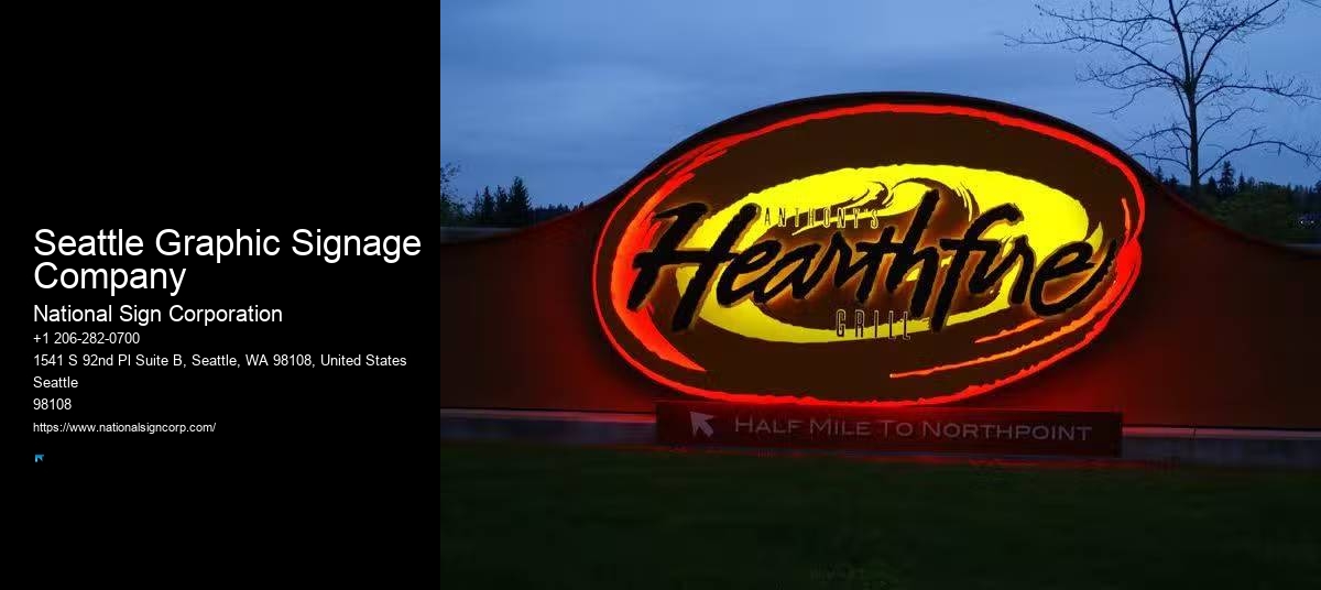 Fast And Affordable Monument Signs Seattle Graphic Signage Company