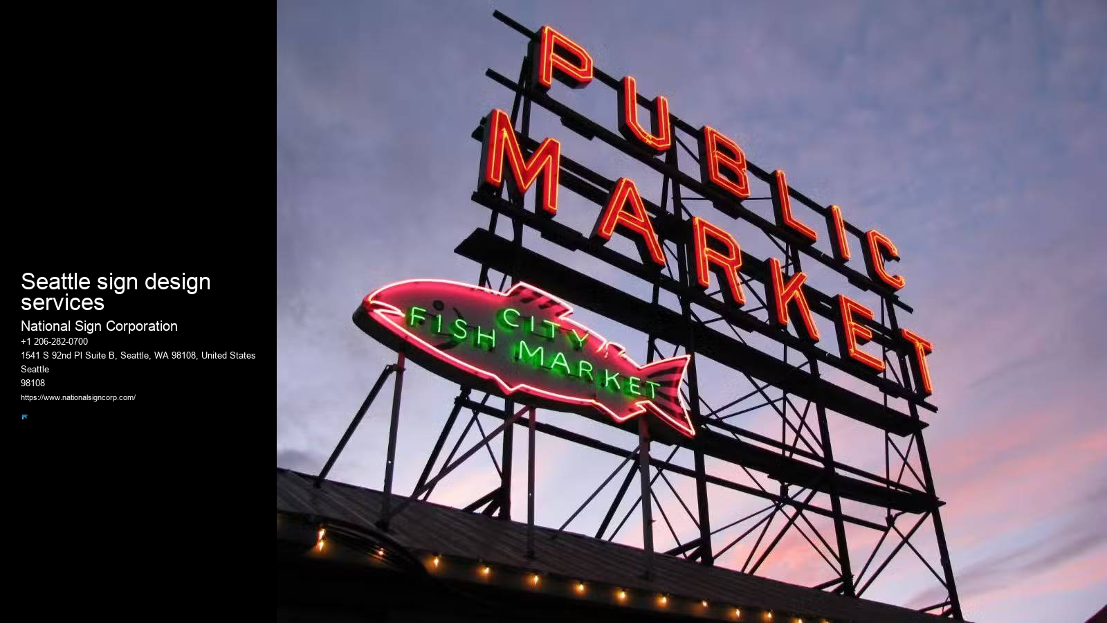 Wall Graphics And Signs Seattle sign design services
