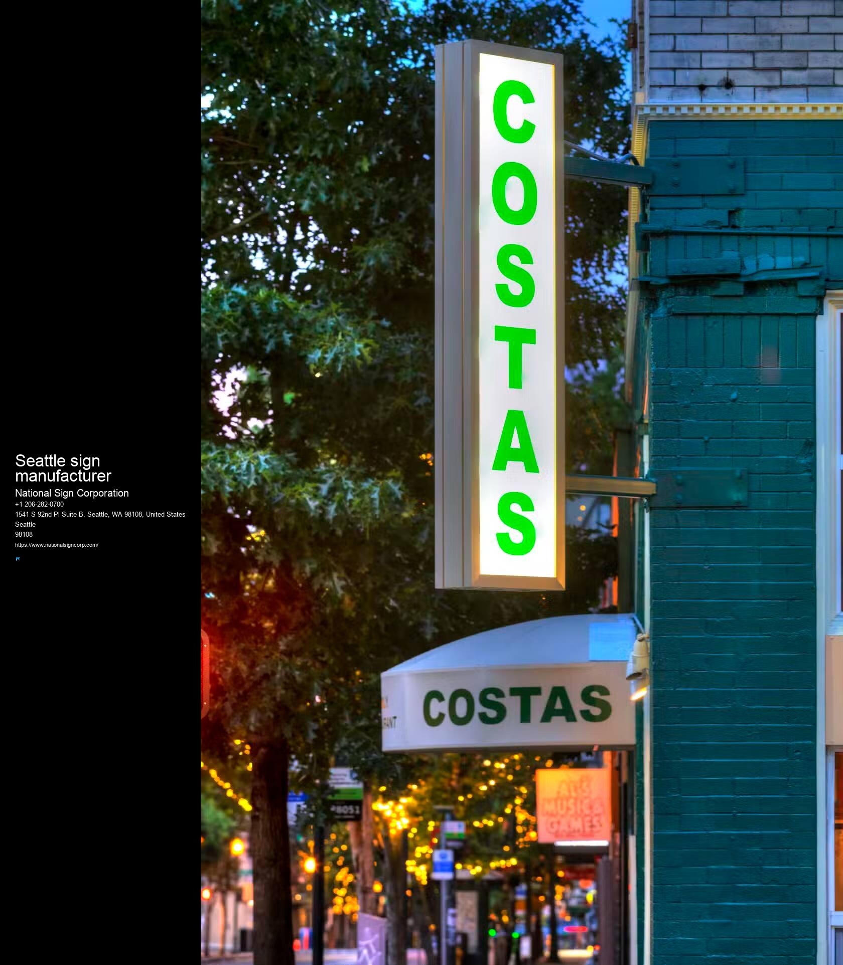 Durable Directional Signage Seattle sign manufacturer