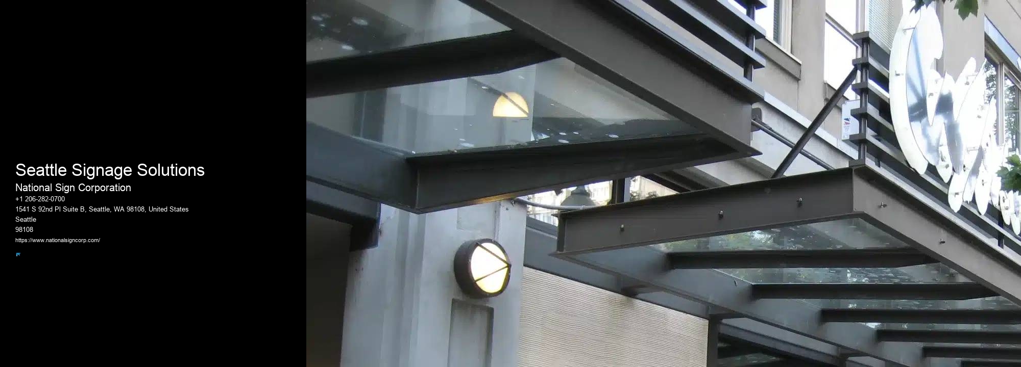 Seattle Signage Solutions Retail Sign Installation