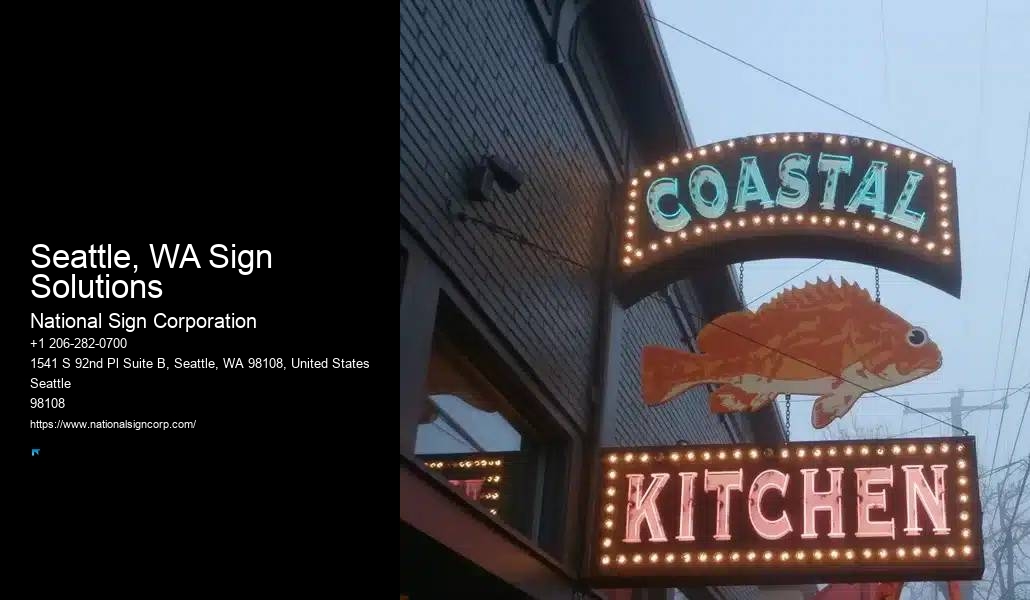 Banners and signs Seattle, WA Sign Solutions