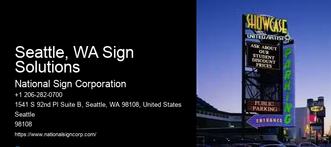 Billboard Installation Seattle, WA Sign Solutions