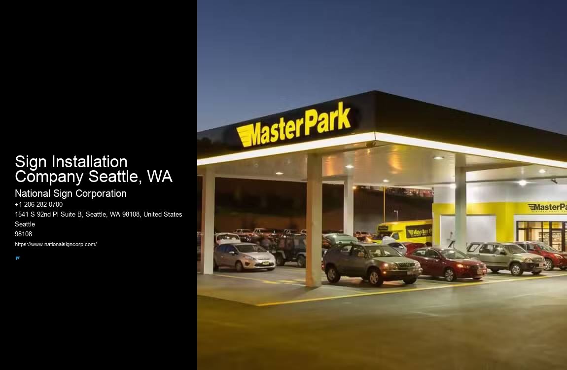 Affordable Branding Signage Sign Installation Company Seattle, WA