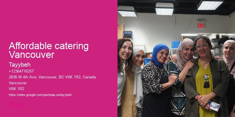 Affordable catering Vancouver