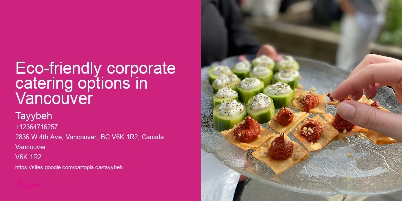 Eco-friendly corporate catering options in Vancouver