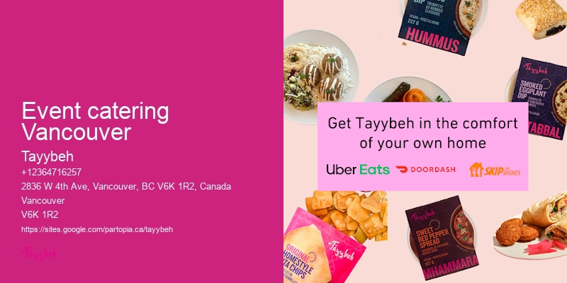 Event catering Vancouver
