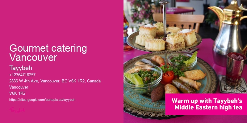 Gourmet catering Vancouver