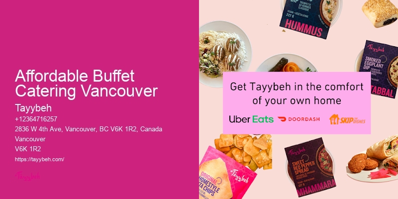 High-End Wedding Food Services Affordable Buffet Catering Vancouver