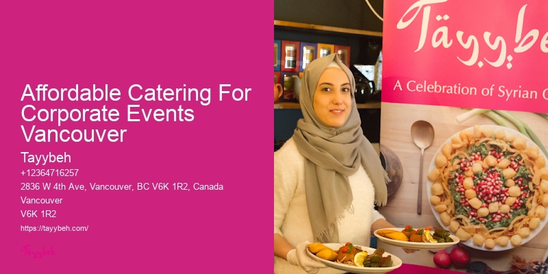 Expert Catering Services In Affordable Catering For Corporate Events Vancouver