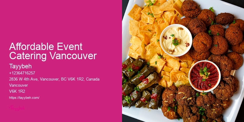 Wedding Caterers With Vegan Options Affordable Event Catering Vancouver