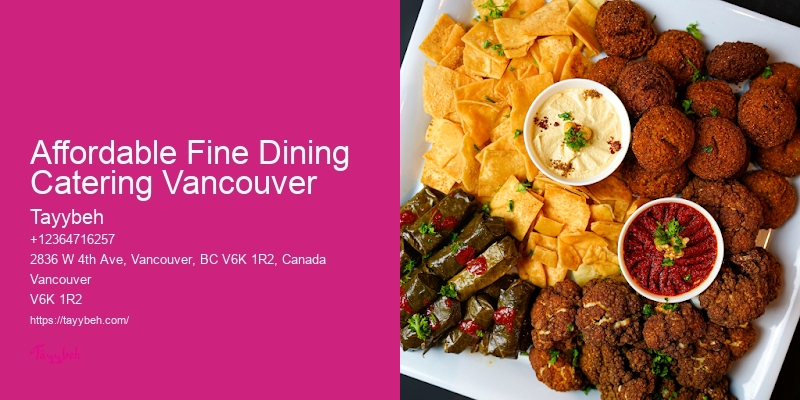 Affordable Event Food Solutions Affordable Fine Dining Catering Vancouver