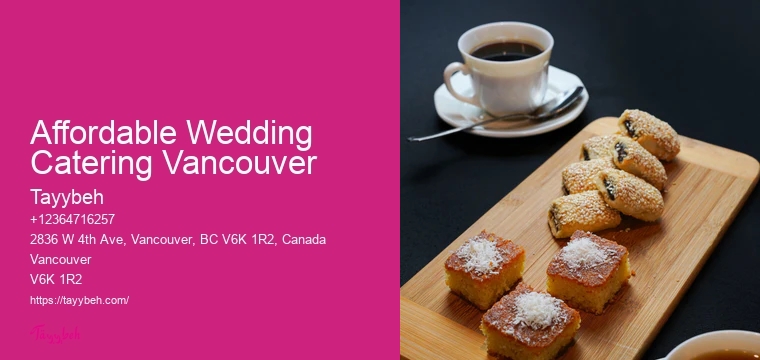 High-Quality Catering For Weddings Affordable Wedding Catering Vancouver