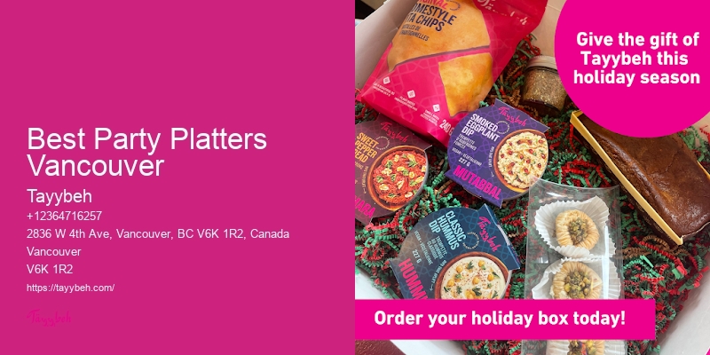 Best Party Platters Vancouver