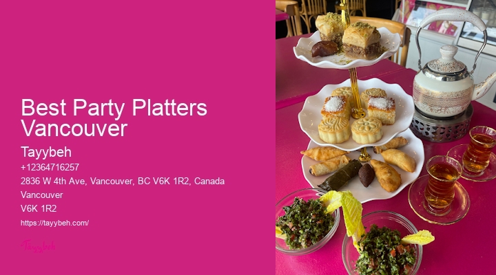 Best Party Platters Vancouver Corporate Lunch Delivery