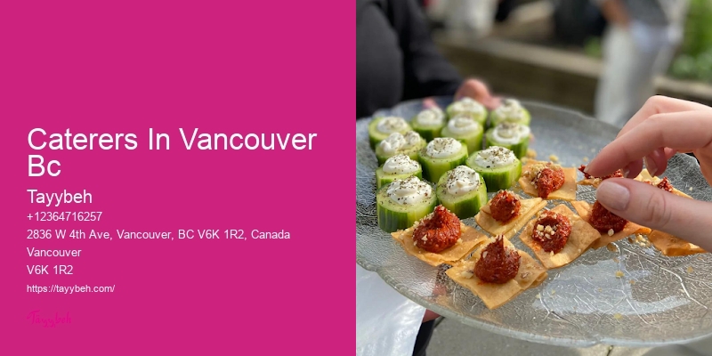 Caterers In Vancouver Bc
