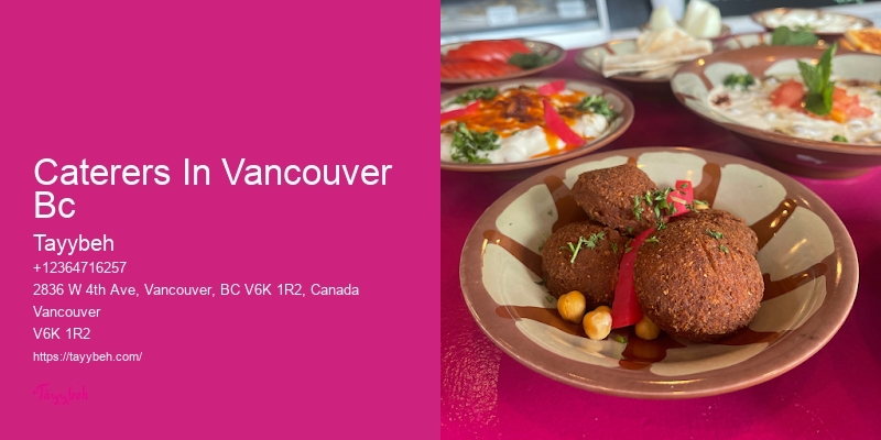 Caterers In Vancouver Bc Luxury Banquet Services