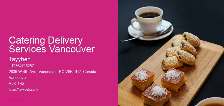 Personalized Wedding Catering Catering Delivery Services Vancouver