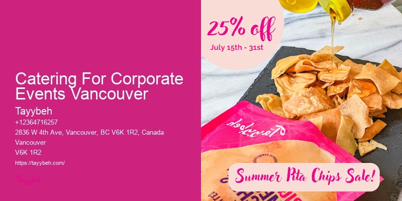 Best Event Food Services Catering For Corporate Events Vancouver Bc