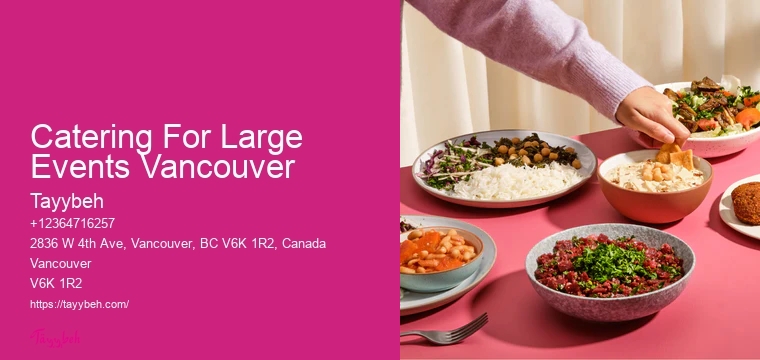 Party Food Catering Catering For Large Events Vancouver