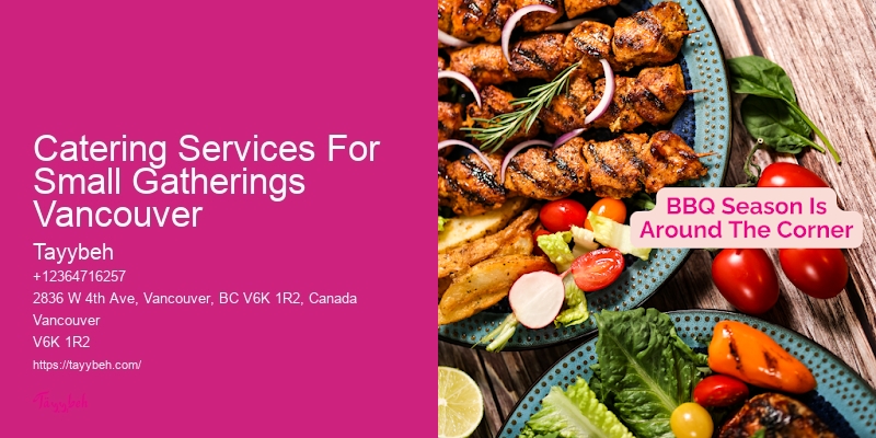 Catering For Birthday Parties Catering Services For Small Gatherings Vancouver