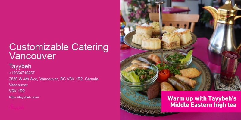 Customizable Catering Vancouver