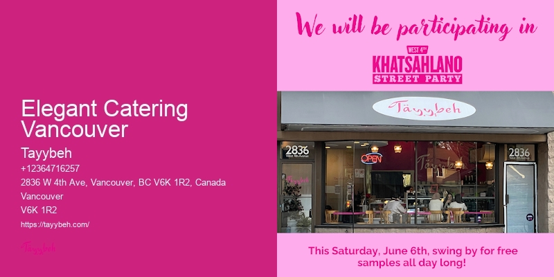 Top-Rated Wedding Catering Near Me Elegant Catering Vancouver