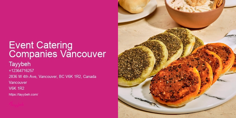 Event Catering Companies Vancouver Premier Event Catering