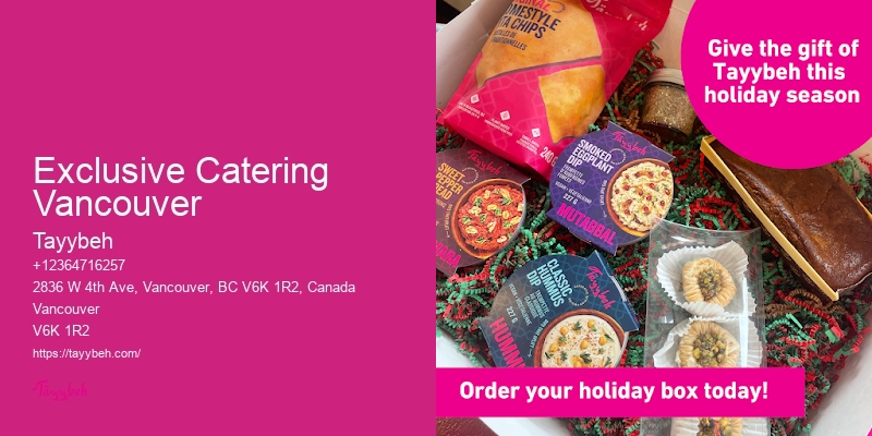 Exclusive Catering Vancouver